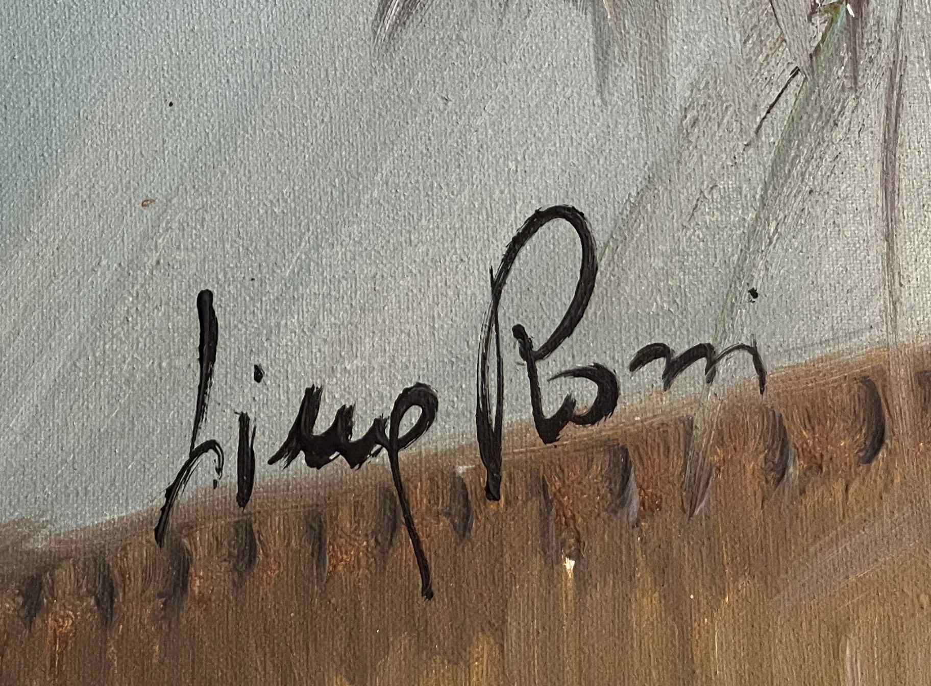 HST painting "Bouquet of wild flowers" signed 20th century