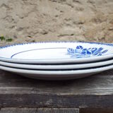 3 Assiettes plates Badonviller