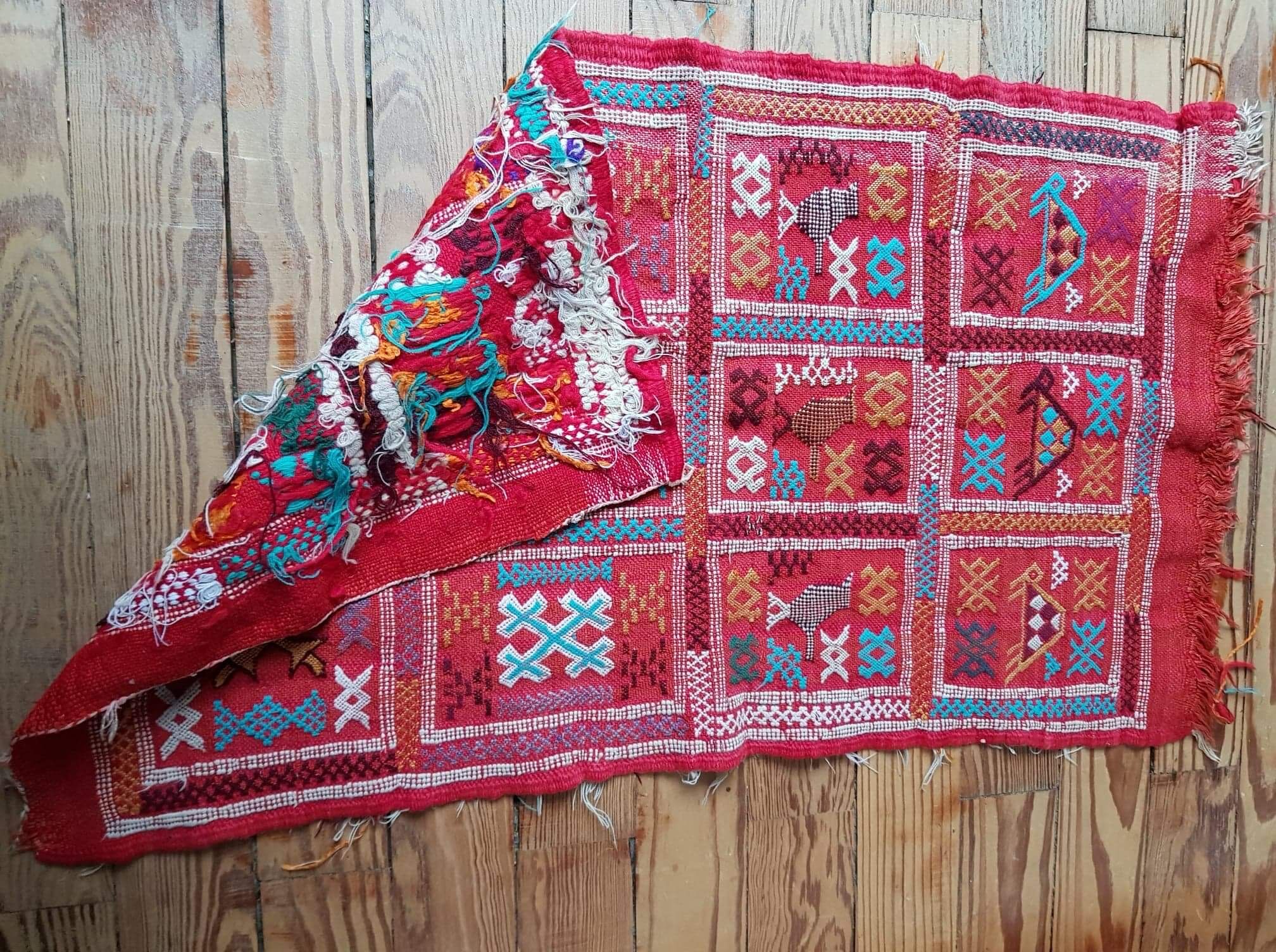 Berbere carpet kilim tribal zimour