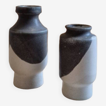 Ceramic vase duo