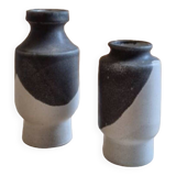 Ceramic vase duo