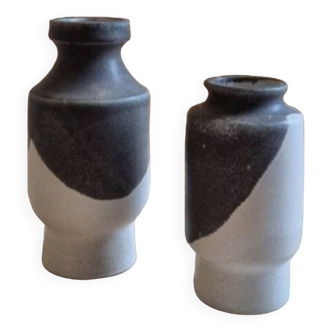 Ceramic vase duo