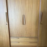 Vintage teak Scandinavian wardrobe