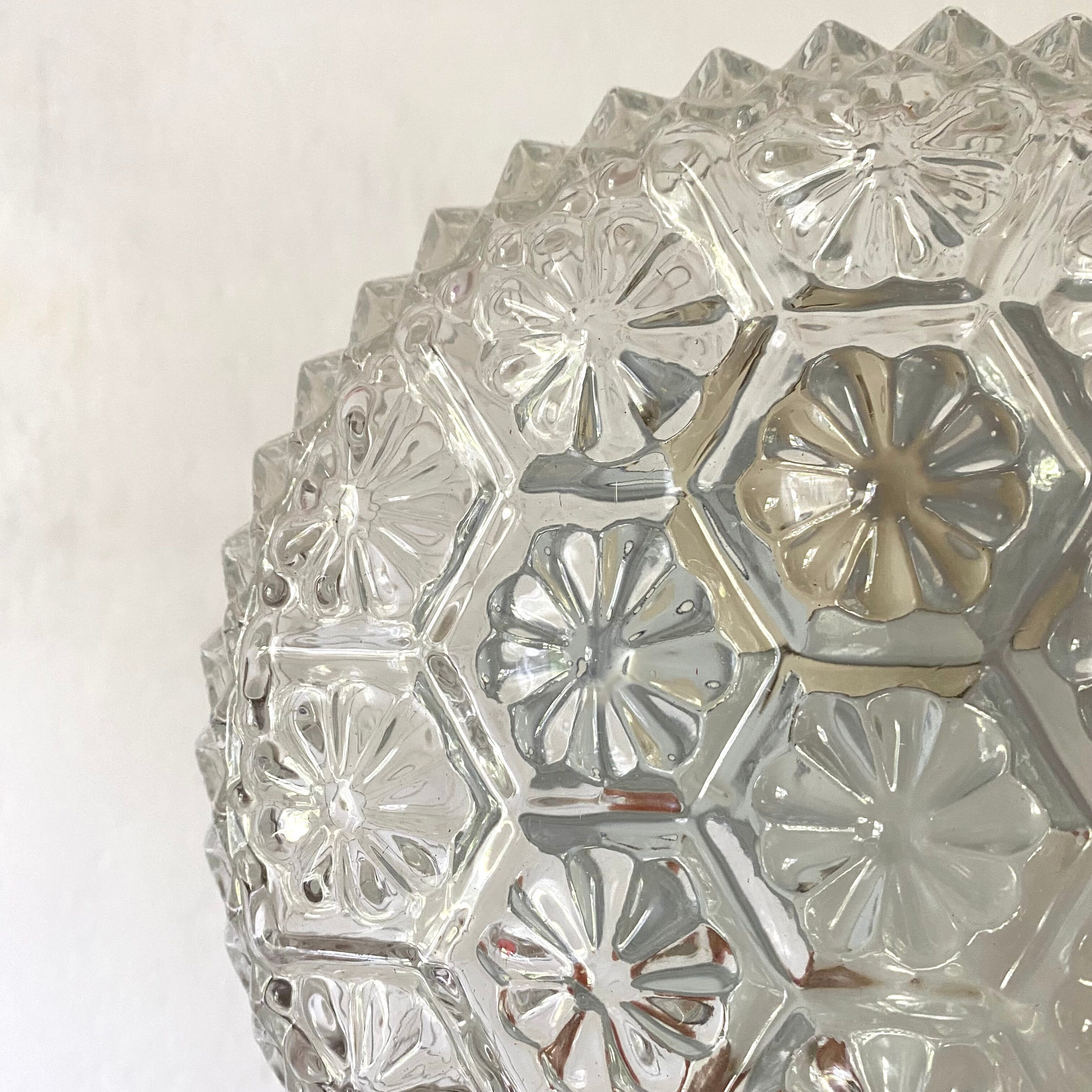 Vintage glass ceiling lamp