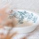 Large old iron earth dish Villeroy & Boch birds