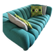 Set of 2 sofas and 2 poufs by Roche Bobois.