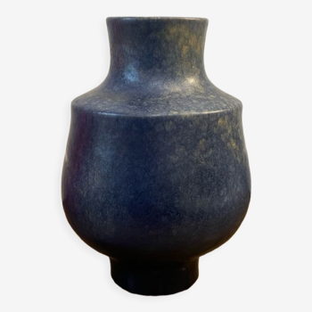 Vase en céramique Majolika bleu