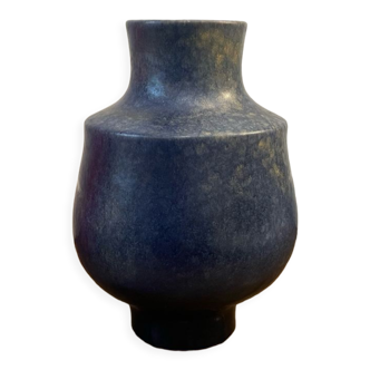 Blue Majolika ceramic vase