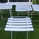 Old terrace bistro chairs