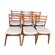 Old vintage Scandinavian style chair X6