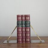 Paire de serre-livres vintage en forme de raquette de tennis – années 1980