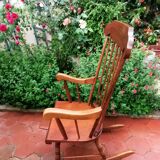 Wooden rocking chair