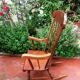 Wooden rocking chair