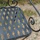 Beau banc de jardin en fer ancien