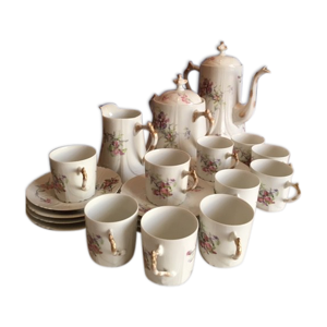 Service a cafe en porcelaine de