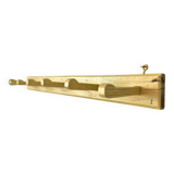 Antique lemon yellow coat hook