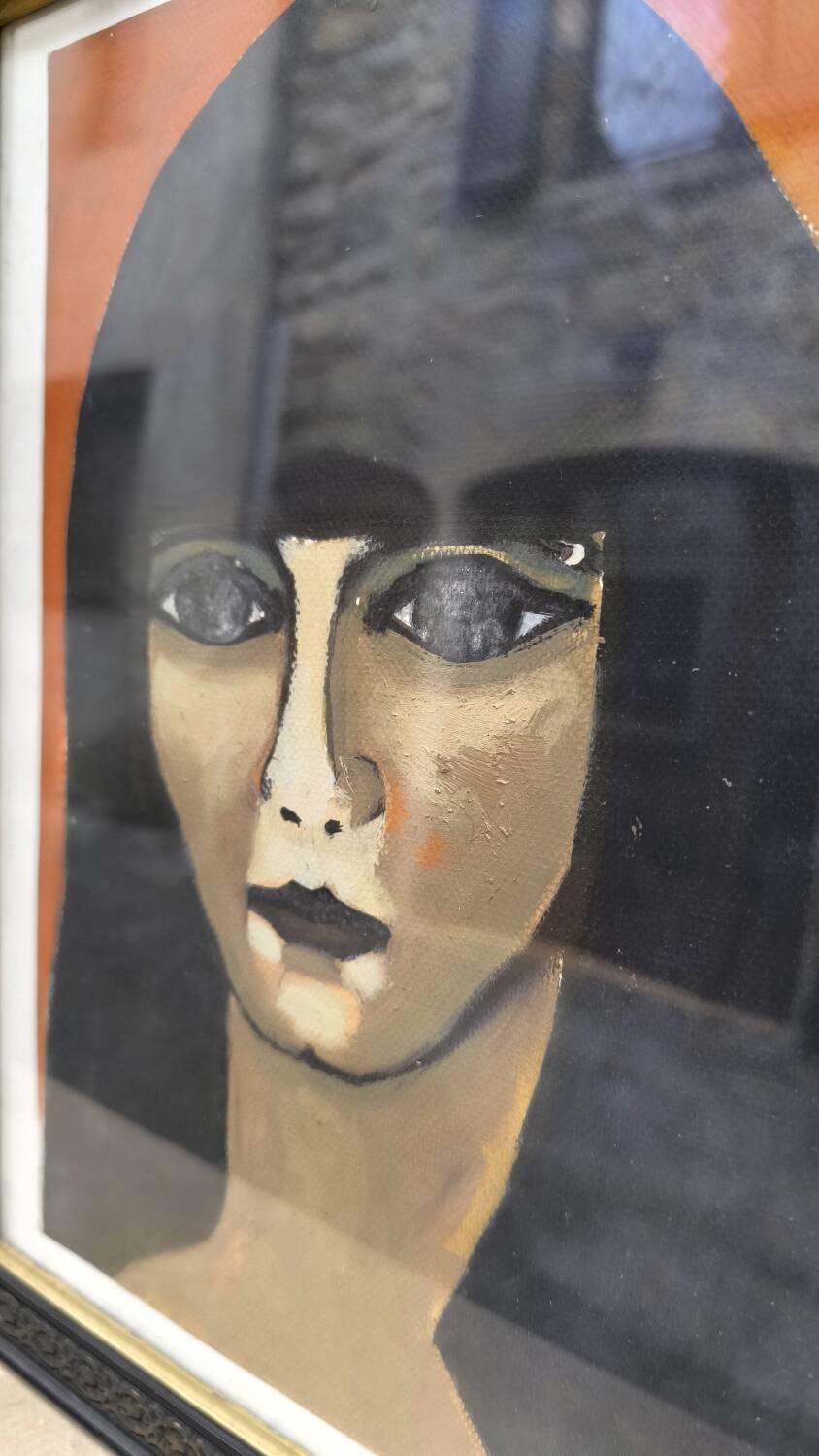 Portrait of a woman by Guy Rougon 1960