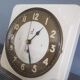 Pendule murale Jaz 1950 de cuisine bakélite blanche