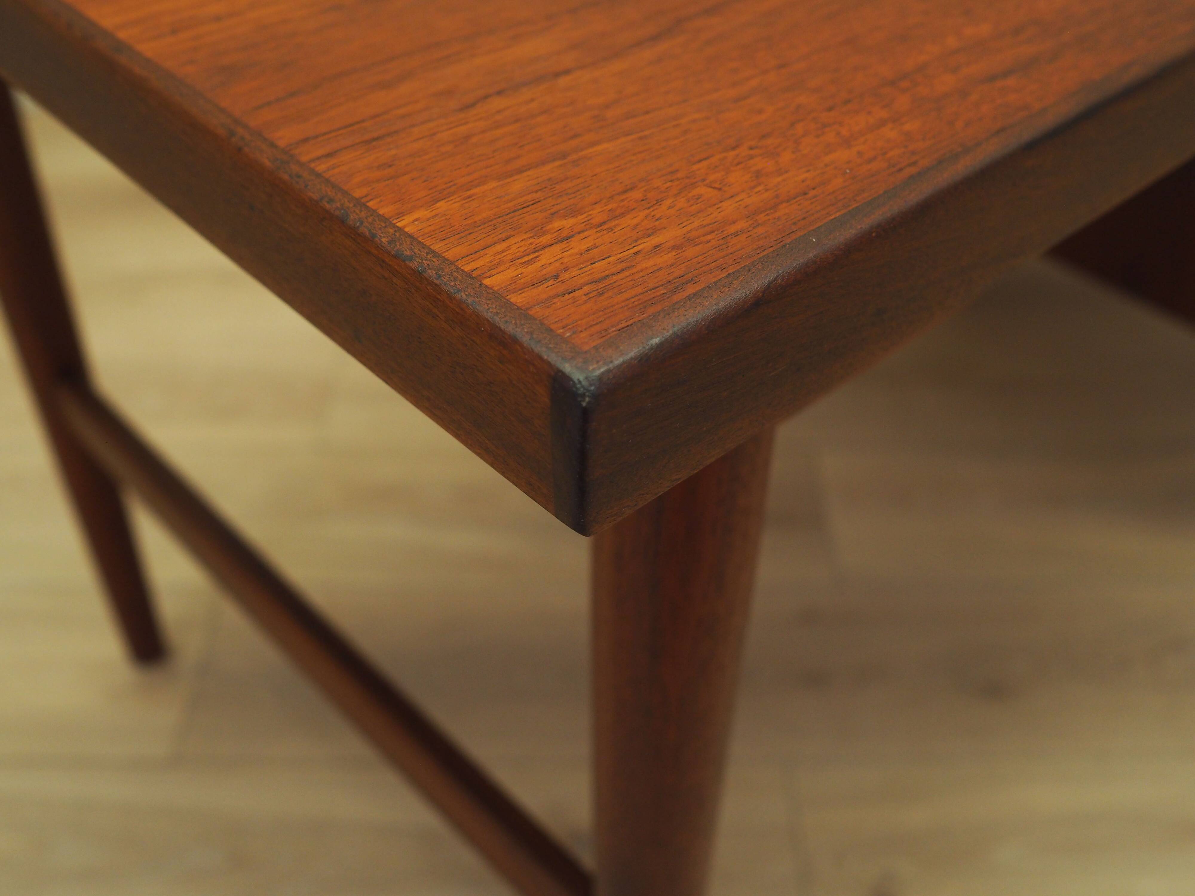 Teak desk, Danish design, 1970s, production: Denmark
