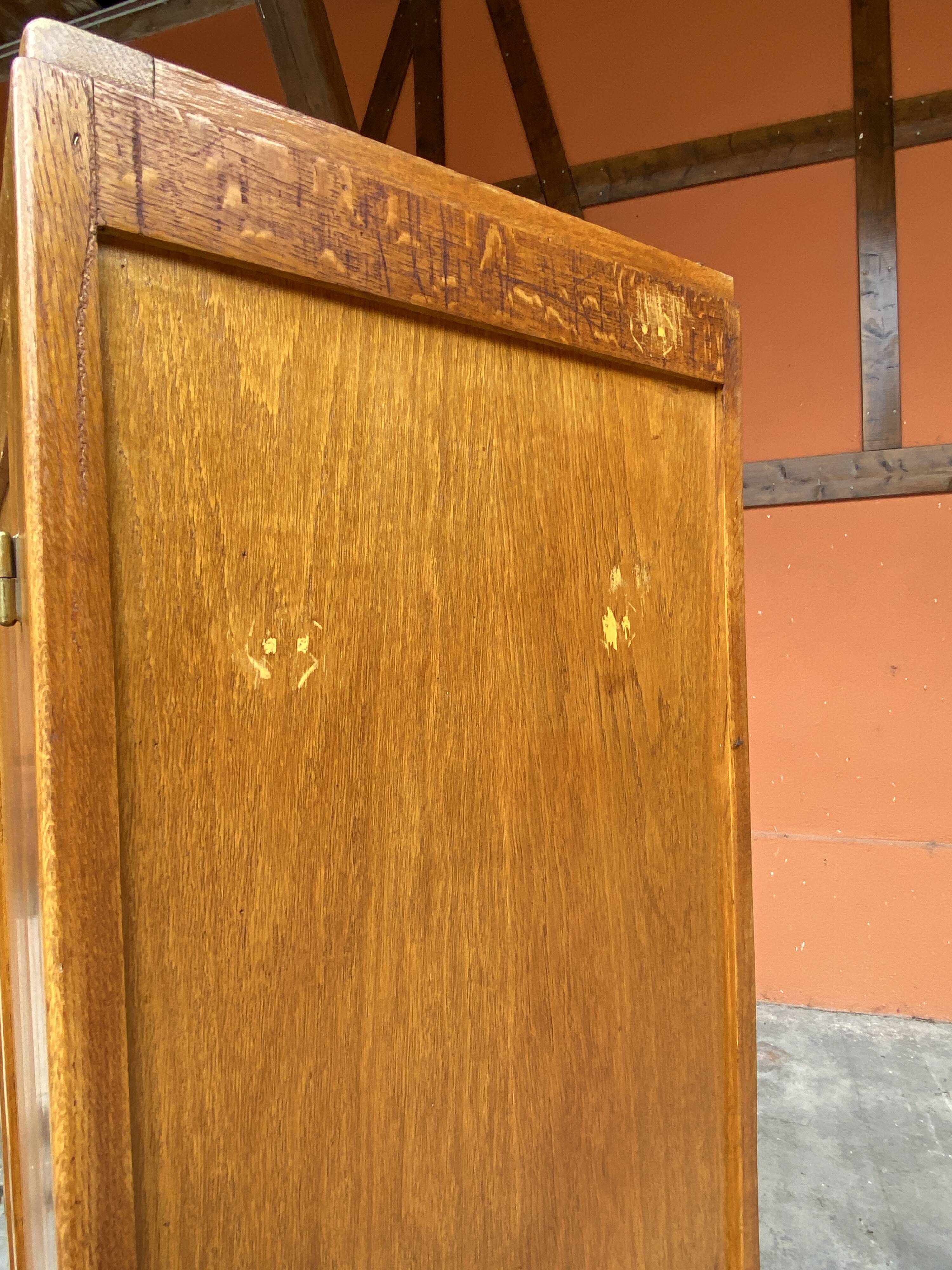 Mid Century vintage school wardrobe, Mullca Delagrave Scandinavian style, 1960s