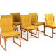 Set of 6 Vamdrup dining chairs 'Nyhavn' - new upholstery restored