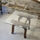 Table basse en verre Art Déco