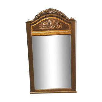 Art Deco Mirror in mahogany 20th century - 154x89cm