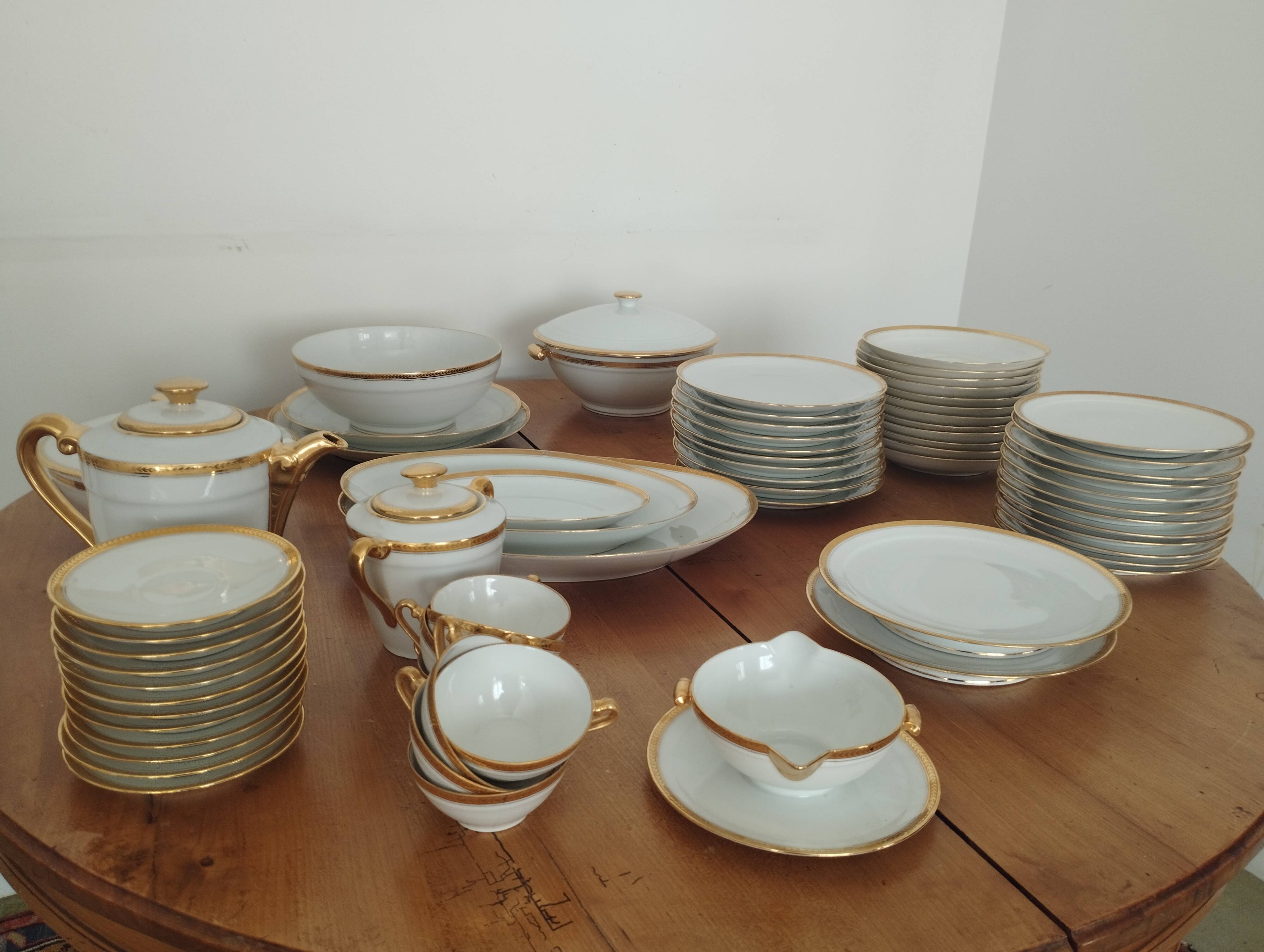 Reception service Limoges – Maison Charles Blancher - 76 pieces