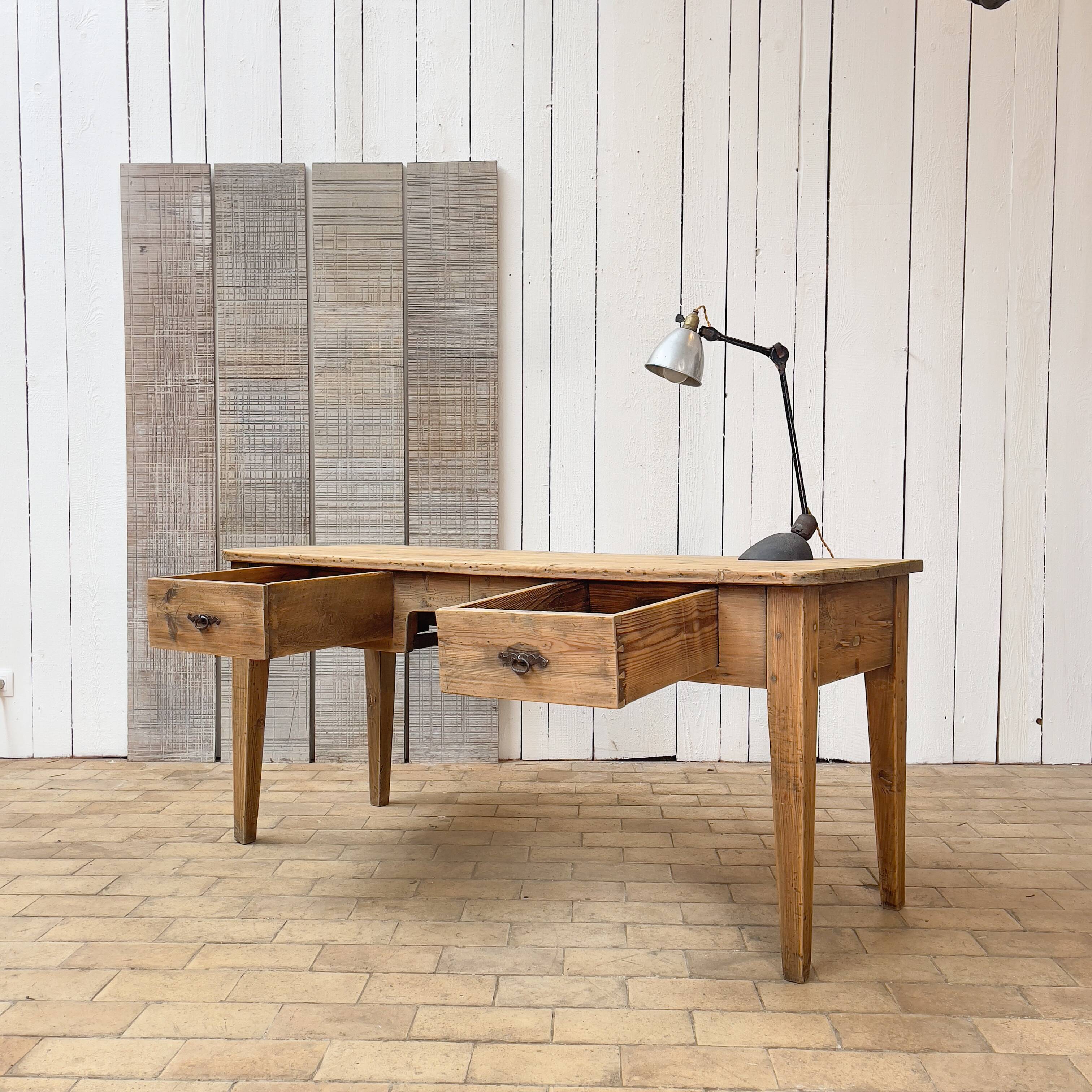 Wooden desk early XXth