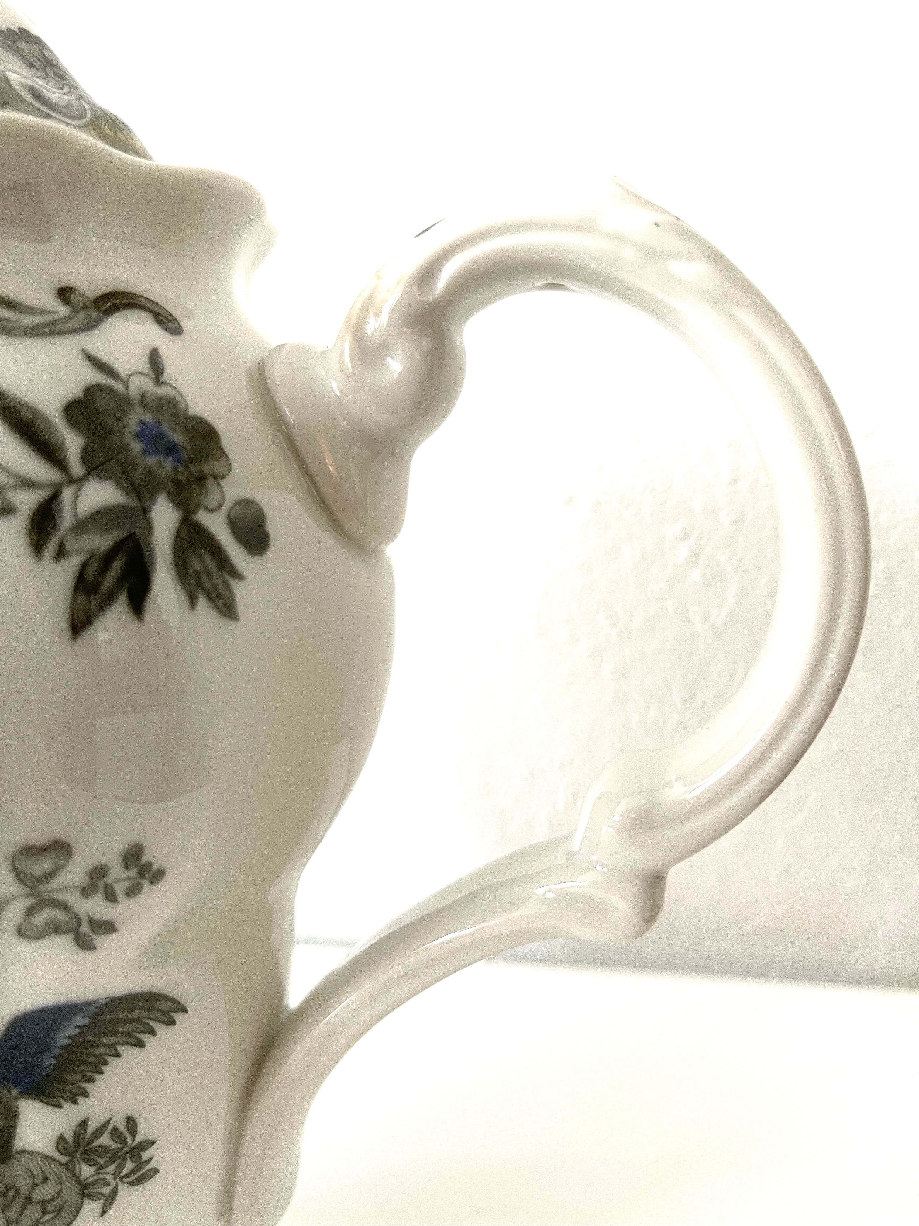 English porcelain teapot, ridgways windsor collection
