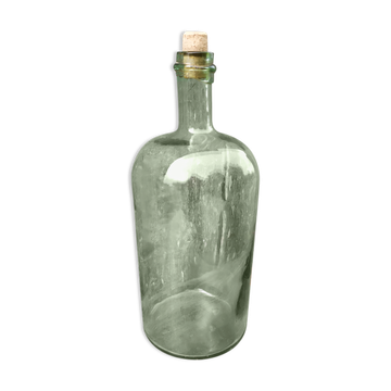 Bonbonne en verre soufflé XIX ème