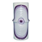 Vintage Vase • Swing • Purple Eye • Royal Porzellan • Op Art • 1970