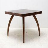 Fully renovated walnut Spider table H 259 by Jindřich Halabala, 1950´s