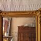 Antique gilded mirror