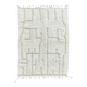 Tapis marocain beni ourain en laine 200x300 cm– grand tapis berbère – Tapis Berbère fait main en laine – décoration salon bohème chic