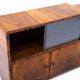 Art Deco-style sideboard, perfect as a TV stand, Poland, 1950s. Restored.