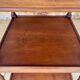 Art Deco Console with 3 levels, turned wood "Faux Bamboo", circa 1930s.