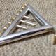 Menorah or hanukkah, 9-branched candlestick