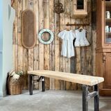 Vintage industrial bench (refurbished)