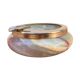 Small alabaster ashtray with brass fittings, Italy, 1970s.