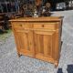 Louis XVI style buffet in solid cherry wood from the mid-20th century.