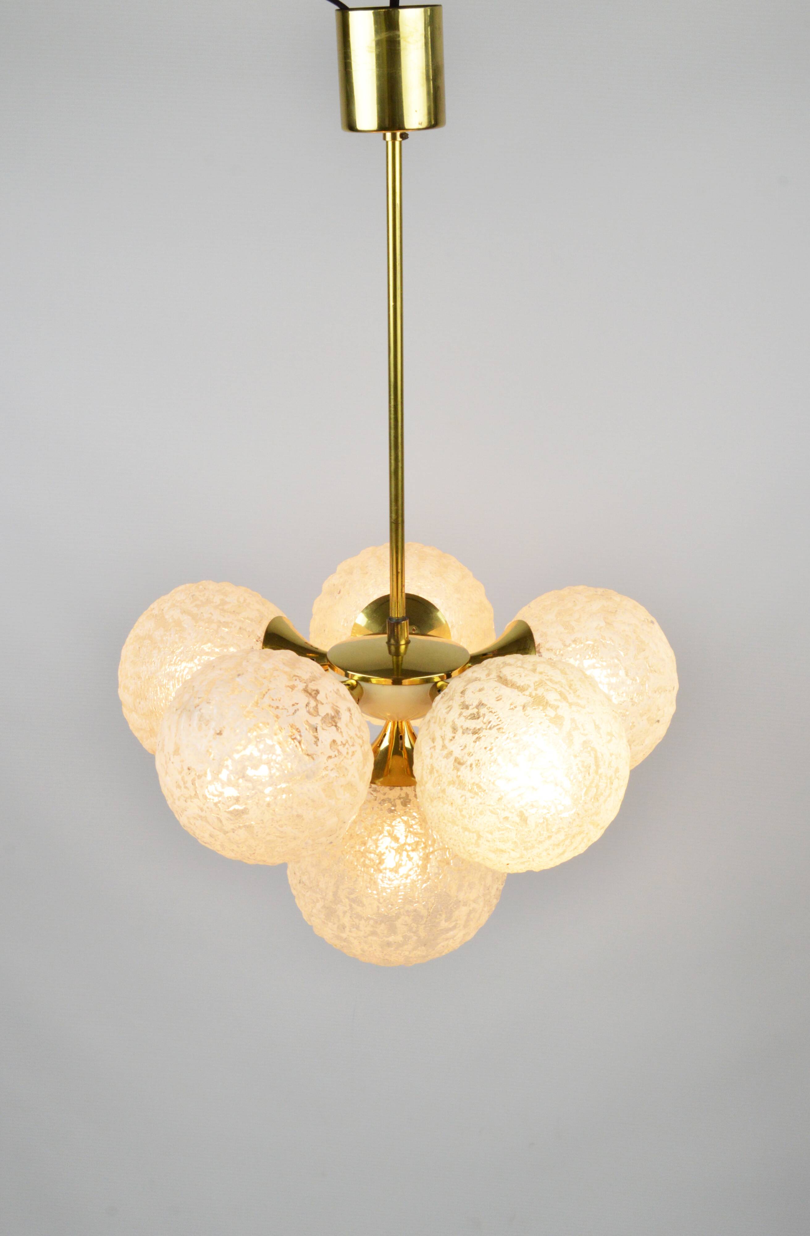 Lustre Spoutnik, années 1970