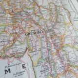 Poster / map of Isère