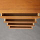 Small Danish teak sideboard with a pull out tray