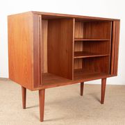 Small Danish Enfilade in teak model 42 by Kai Kristiansen, Feldballes.