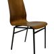 Chaise de salle à manger vintage Friso Kramer pour Auping 'Euroika' en contreplaqué, Pays-Bas 1960