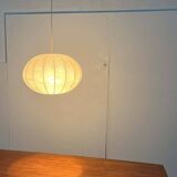 Modern mid-century Cocoon pendant lamp by Friedel Wauer for Goldkant Leuchten, Germany, 1960s.