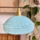 Blue suspension in clichy glass