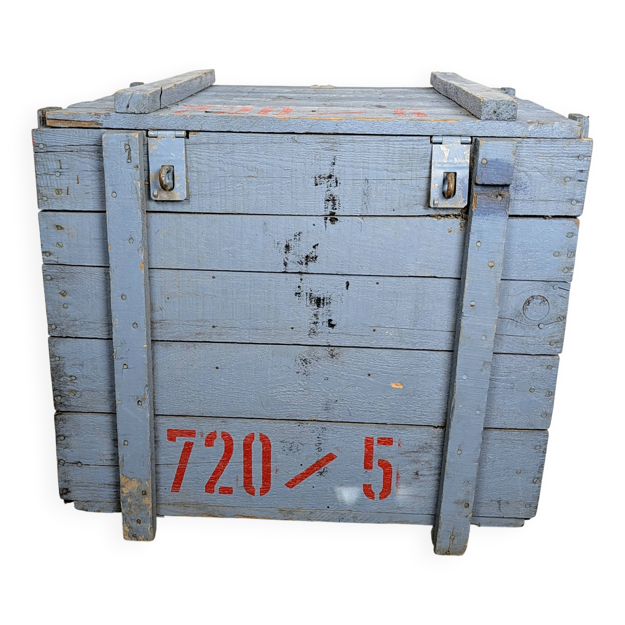 Caisse militaire en bois