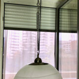 Molded glass pendant light